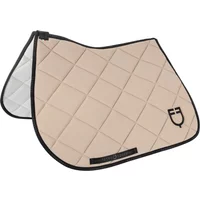 Technical fabric jumping saddle pad with logo for horse Equestro