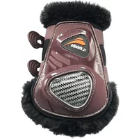 Vetlokbeschermers voor paarden met bont eQuick eCarbon Fluffy