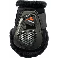 Vetlokbeschermers voor paarden met bont eQuick eCarbon Velcro Fluffy
