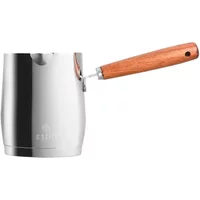 RVS Koffiemachine met Houten en Stalen Handgreep Estia Home Art Moka