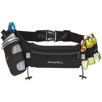 Hydration belt 1 water bottle 350ml and gel holder black Fitletic