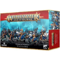 Set aus 10 Figuren mit 190 Teilen Games Workshop Warhammer AoS - Stormcast Eternals Vigilors