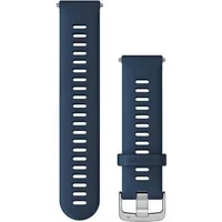 Quick release watch band with silver buckle Garmin 22 mm