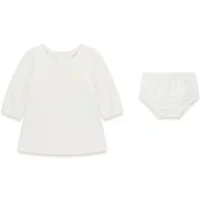 Jacquard lange mouw jurk met broek baby meisje Guess