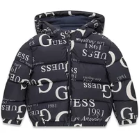 Oversized capuchon donsjack baby jongen Guess