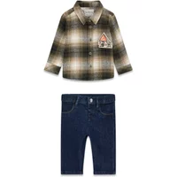 Set met lange mouwen shirt en broek baby jongen Guess