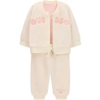 Set met lange mouwen en ritssluiting baby meisje Guess