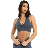 halter Sports bra Gym Glamour Seamless open back