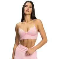 Women's Plunge Neck Bra Gym Glamour