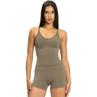 Camiseta larga de tirantes para mujer Gym Glamour Second Skin