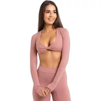 Top de manga larga mujer Gym Glamour Shrug Glow