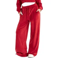 Velour jogging trousers for women Gym Glamour