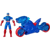 Figurine Hasbro Motorbike Shield Thrower + Captain America