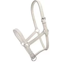 Leather halter for horses Hispano Hipica Cromo