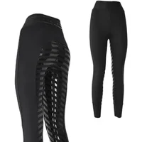 Women's full grip riding leggings Hispano Hipica Noa Adhesion Plus