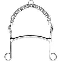 Bridle bit for curved horse Horze L'Hotte
