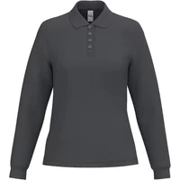 Damen Poloshirt mit langen Ärmeln iDeal Basic Brand