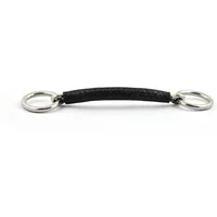 Leather Covered Straight Bit for Horse Jump'In