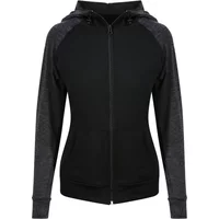 Gestreifter Damen-Zip-Hoodie Just Cool Zoodie