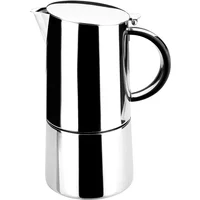 4-kops espressomachine van roestvrij staal Lacor Moka