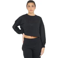 Sudadera corta de algodón mujer Legea Essence