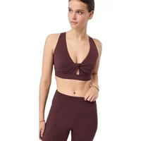 Brassière torsadé en coton biologique femme Mandala