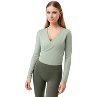 Vrouwelijke gebreide omslagvest Mandala Wrap