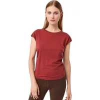 T-shirt con volant laterali donna Mandala