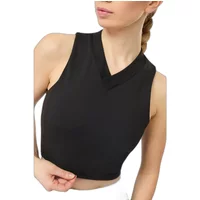 Débardeur court col V femme Mandala