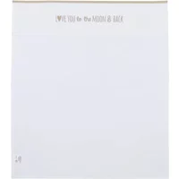 Bettlaken Baby Meyco Baby Love you to the moon & back 75x100 cm
