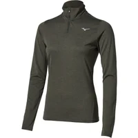 Sudadera de entrenamiento con media cremallera para mujer Mizuno Impulse