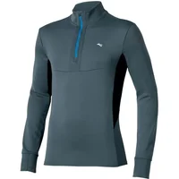 Drill top allenamento con mezza zip Mizuno Active Warmalite