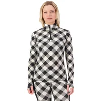 Sous maillot 1/4 zip femme Mons Royale Cascade Merino
