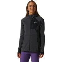 Fleece mit Kapuze Full Zip Damen Mountain Hardwear Polartec® Power Grid