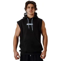 Sleeveless hooded sweatshirt Nebbia Hero