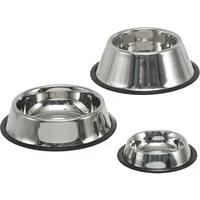 Anti-slip stainless steel dog bowls Nobby Pet