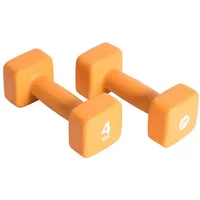 Pair of dumbbells Pure2Improve neoprene 2x 4Kg