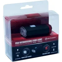 Éclairage vélo USB avant - arrière à Led (avant) pour casque 3 modes P2R 200 Lumens