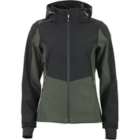 Chaleco con capucha y cremallera para mujer de malla Peak Mountain Softshell