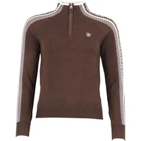 Suéter de cuello alto 1/2 cremallera para mujer Peak Mountain Adomino