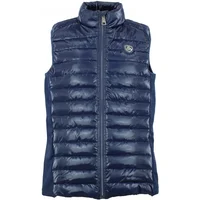 Piumino smanicato bimateriale da donna Peak Mountain Fine