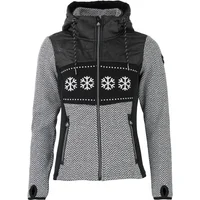 Blouson à capuche zippé bi-matière femme Peak Mountain