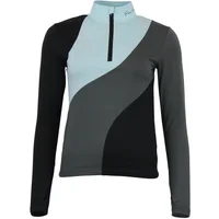 Women's long sleeve zip-up base layer Peak Mountain Aramis
