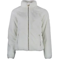 Vrouwen fleece jas met nep bont Peak Mountain Arendel
