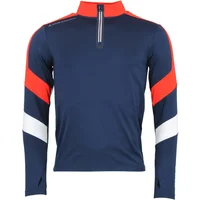 Maglia a compressione con zip e maniche lunghe Peak Mountain Caspiro