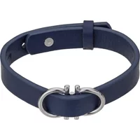 Echt leer en roestvrij stalen armband Philipp Blanc Christian