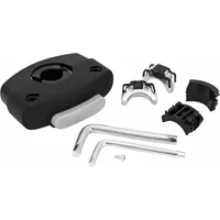 Fixation adaptateur porte bébé siege mini avant sur tube de directionavec kit entretoises - compatible ecran Polisport Guppy 30806