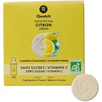 Pastille d'hydratation citron Qwetch (x3)