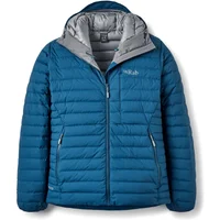 Daunenjacke mit Kapuze Rab Microlight Windstopper