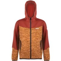Full zip hooded fleece for girls Regatta Dissolver IXI